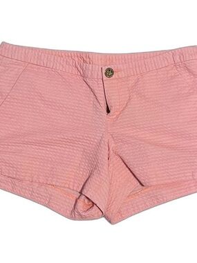 Lilly Pulitzer Women’s Pink Textured Seersucker Shorts